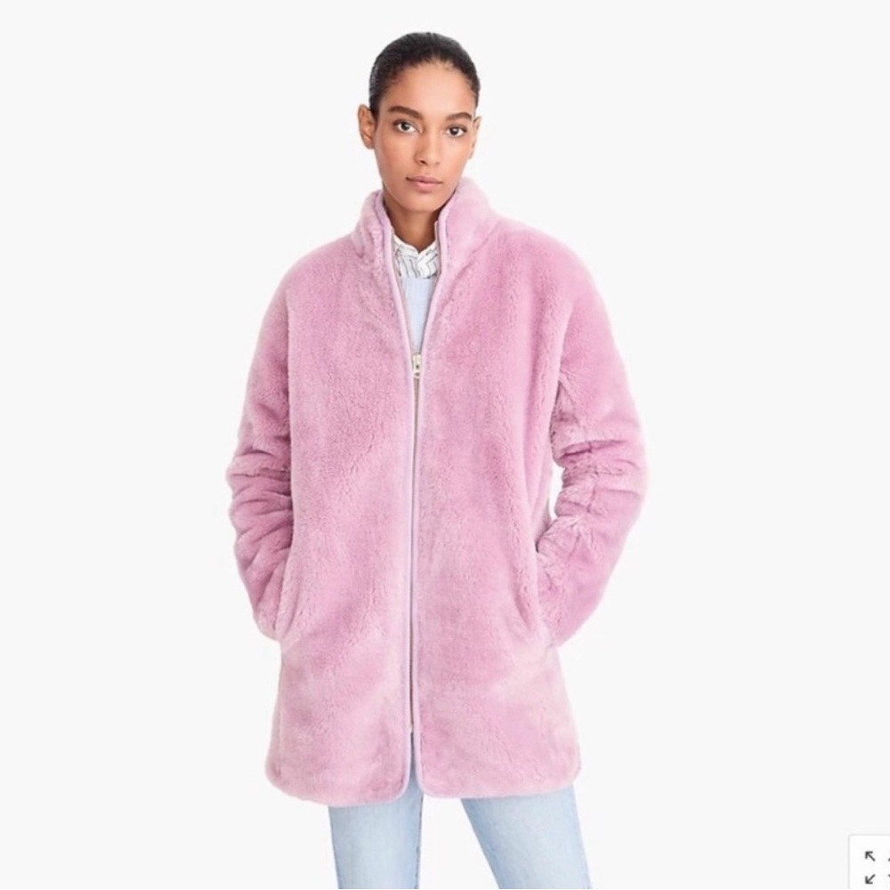 J. Crew Wisteria Teddy Jacket